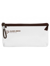 KCK PLAY CLEAR+MESH BAG B6.5-BROWN